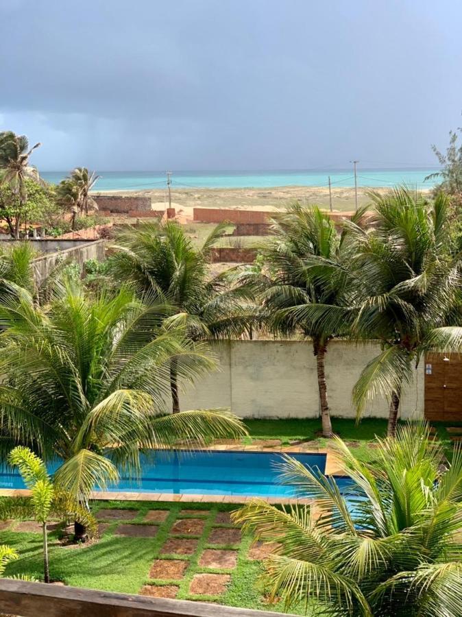 Apartamento Com Vista Para O Mar, Piscina , Deck , Playground E Estacionamento . Taíba Exteriér fotografie
